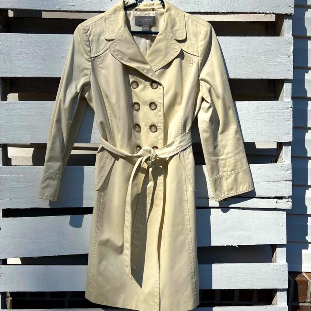 Ann Taylor Petites Trench Coat